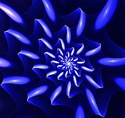 David Lane - Blue Fantasy Floral
